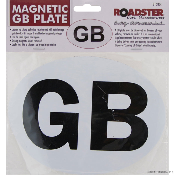 GB Magnetic UK Plate Sticker - Easily Display Your Country Flag on Your Vehicle
