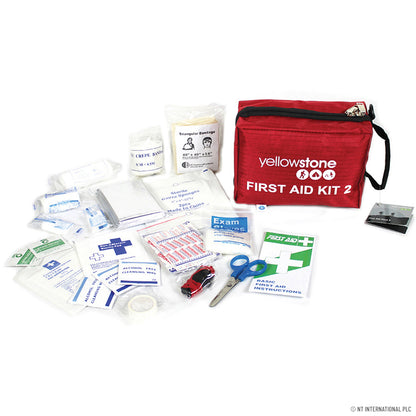 First Aid Pack 2 Emergency Medical Kit for Home, Office, and Travel