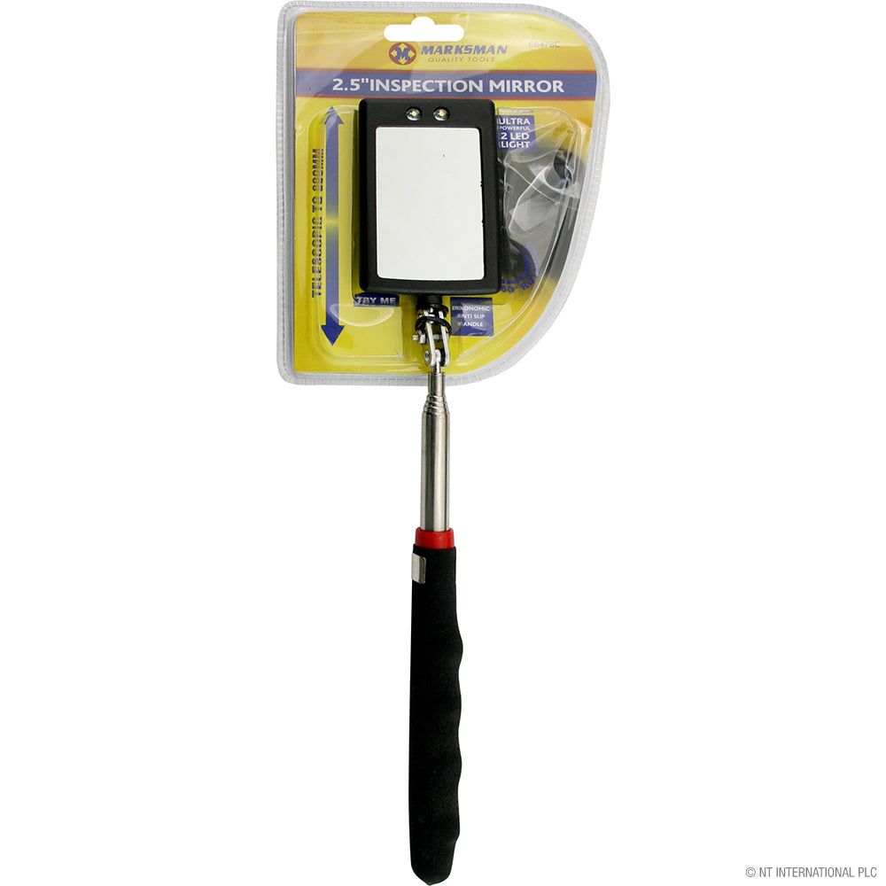 2.5"/ 6cm Inspection Mirror with LED light