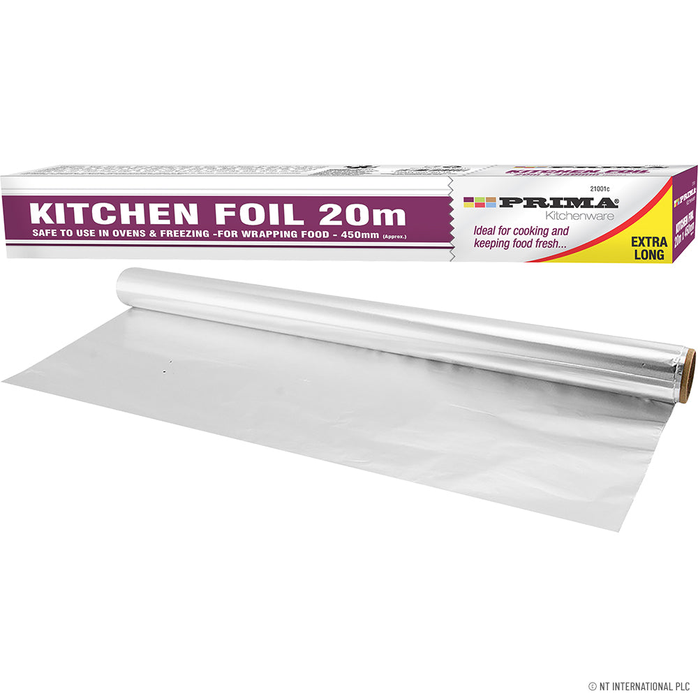 Papier Aluminium Premium 20m x 450mm Épais pour Cuisson et Conservation Alimentaire