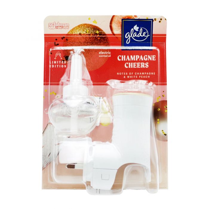 Glade Electric Holder & Scented Oil Plugin Refill - Champagne Cheers