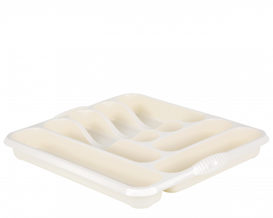 Casa Large Cutlery/Drawer Tray Soft Cream