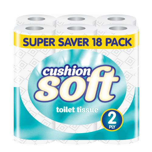 Cushion Soft Toilet Tissue 2 Ply18 Pack