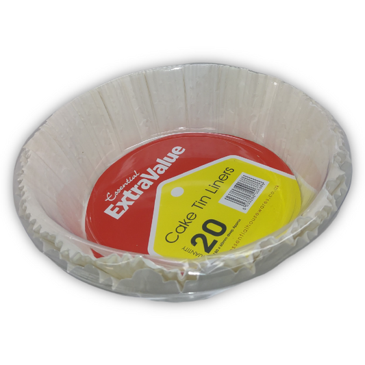 Extra Value ROUND CAKE LINERS 7INCH PK20