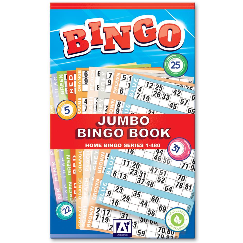 Jumbo Bingo Ticket Book