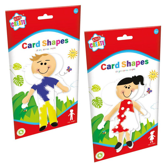 CARD SHAPES 2 ASSORTED SHAPES