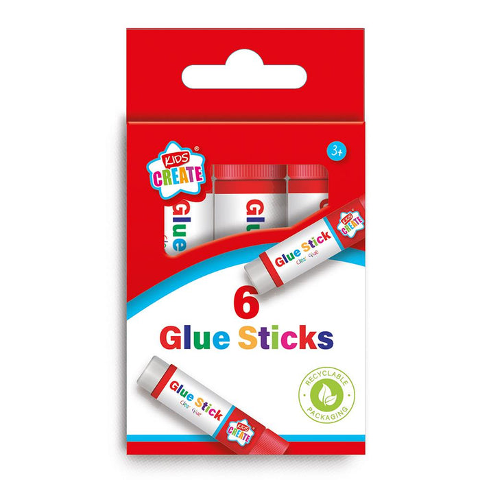 6pk Glue Sticks 10ml