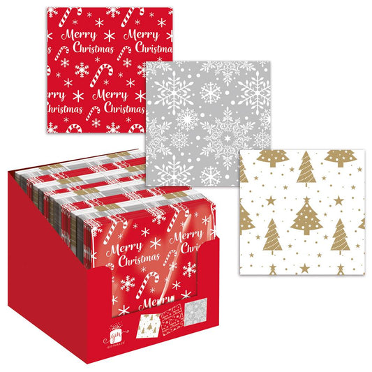 Serviettes de Noël PK20 (motif mélangé)