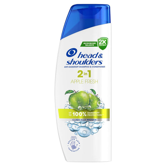 SHAMPOOING HEAD & SHOULDERS 2 EN 1 POMME 330ML