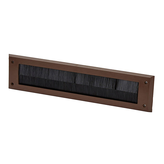 Letter Box Draught Excluders Without Flap, Brown 343 X 80mm