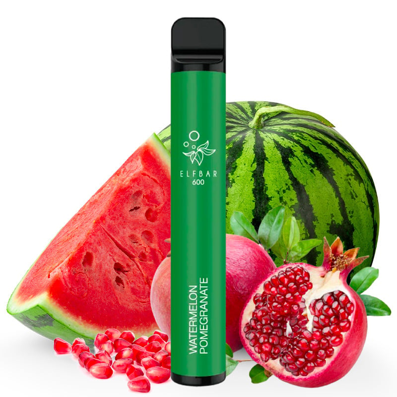 Disposable Elf Bar 600 puffs Watermelon Pomegranate