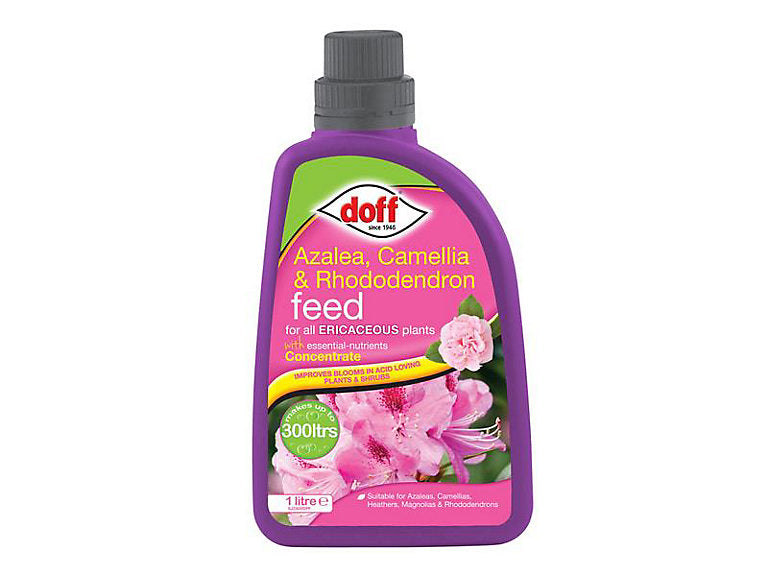 Concentré d'engrais liquide pour fleurs Azalées Camélias Rhododendrons DOFF 1 Litre