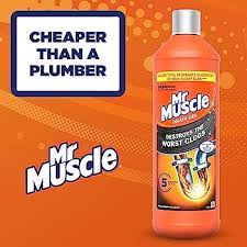 Mr Muscle Drain Unblocker Power Gel 1Ltr