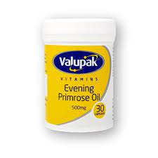 Valupak Evening Primrose Oil 500mg Tablets 30's