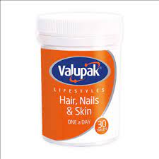 Valupak Hair, Nails & Skin OAD Tablets 30's