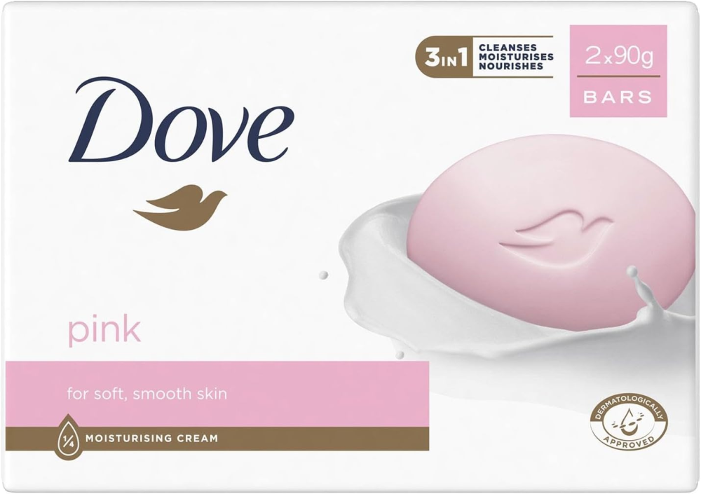 116178 DOVE SOAP PINK 90G 4PCS