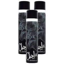 Charlie Body Spray 75ml Black