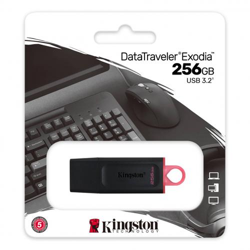 Clé USB 3.2 Kingston DataTraveler Exodia 256 Go