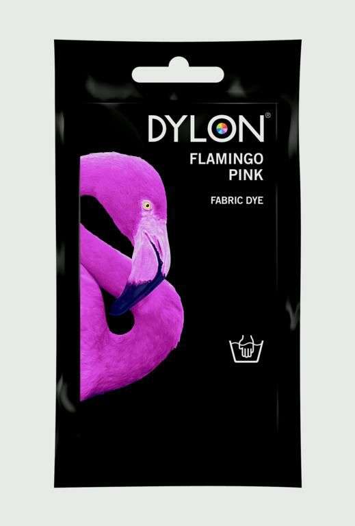 Sachet de teinture à la main Dylon (NVI) 29 Rose Flamant