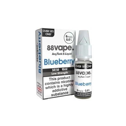 88 VAPE ANYTANK - 6MG BLUEBERRY 10ML