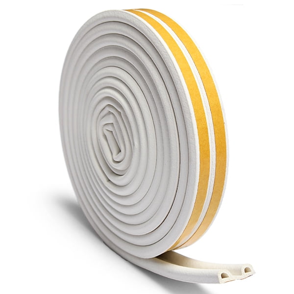 High Density Foam Weather Strip For Doors & Windows, Self-Adhesive, Brown, 7mm X 4mm X 5 Metres