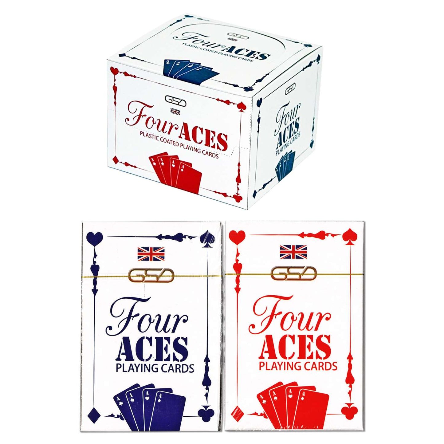 Quatre As Cartes à Jouer