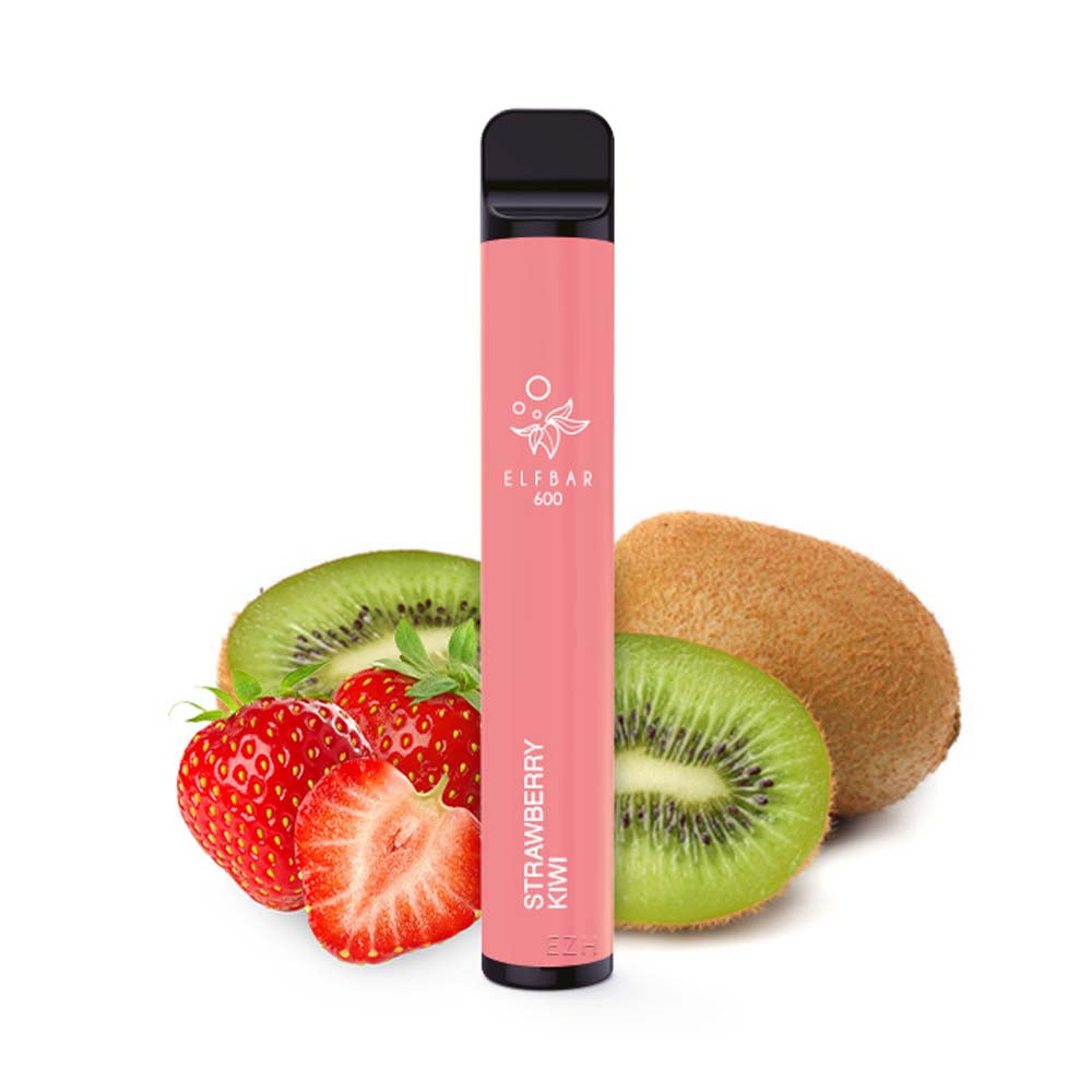 Elf Bar 600 puffs  Strawberry Kiwi Flavor