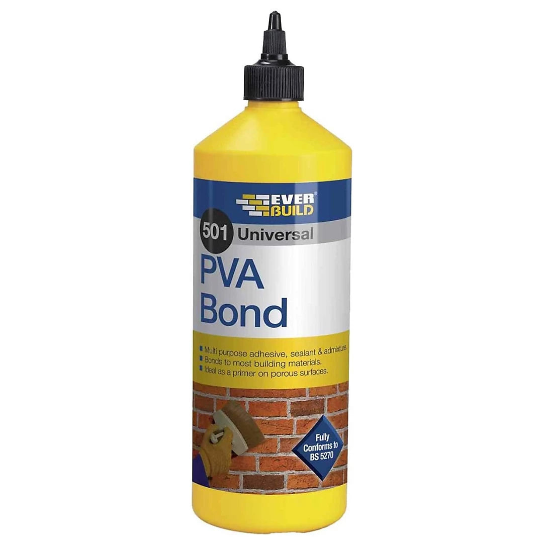 Everbuild 501 Universal PVA Bond, 1 Litre