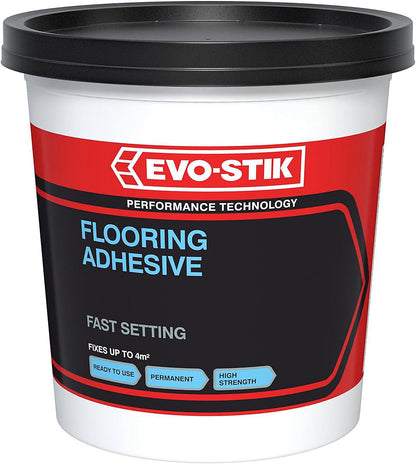 Evo-Stik Vinyl & Carpet Adhesive - 4m2 (1ltr Tub)