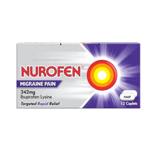 Nurofen Migraine Douleur Comprimés 342mg Boîte de 12