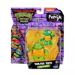 Teenage Mutant Ninja Turtles: Turtle Tots Action Figures: Raphael & Mickey