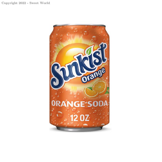 Sunkist Orange Soda, 12 fl oz can