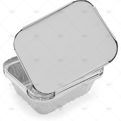 Plats et Couvercles en Aluminium Petite taille 150x120x46mm 8 pièces