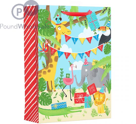 HAPPY BIRTHDAY SAFARI GIFT BAG XL