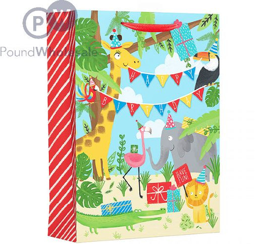 HAPPY BIRTHDAY SAFARI GIFT BAG XL