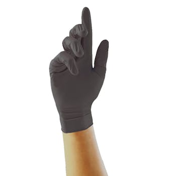 GANTS D'EXAMEN EN NITRILE NOIRS X LARGE 100