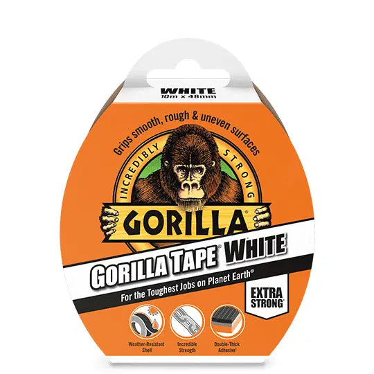 GORILLA TAPE BLANC 48 MM X 10 M