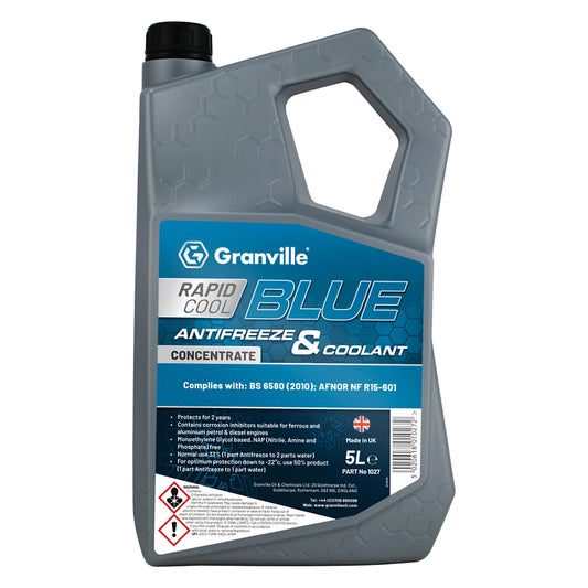 GRANVILLE LIQUIDE DE REFROIDISSEMENT & ANTIGEL BLEU 5L