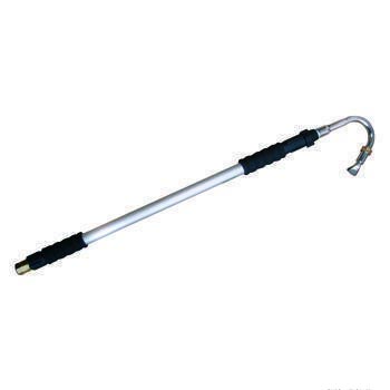 Perche télescopique extensible pour nettoyage de gouttières, laveuse de garage et de véranda