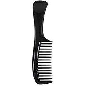 Sleek Black Handle Comb for Effortless Hair Styling