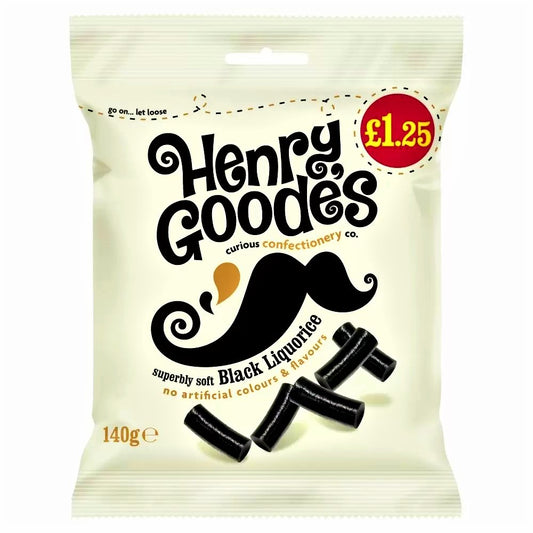 Réglisse Noire Super Douce Henry Goode's 140g