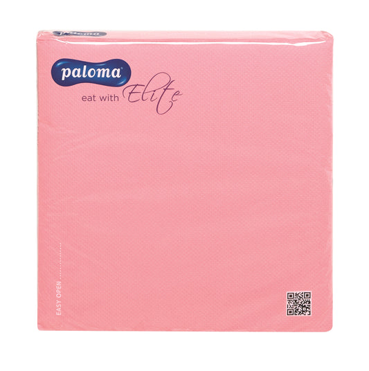 PALOMA 2 PLY CORAL PINK NAPKINS PK50