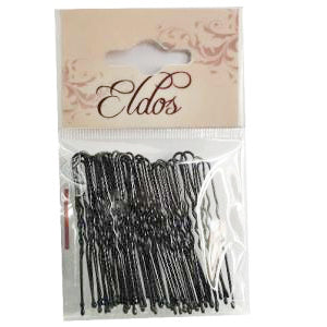 Elegant Black 5cm Hair Pins for Stylish Updos