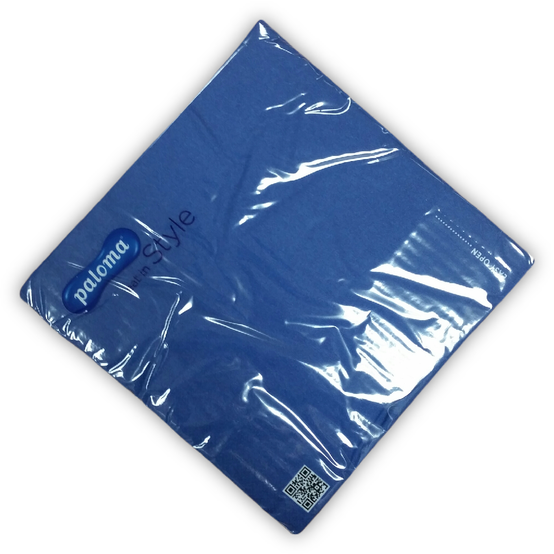 PALOMA 2 PLY MARINE BLUE TISSUE Q NAPKIN