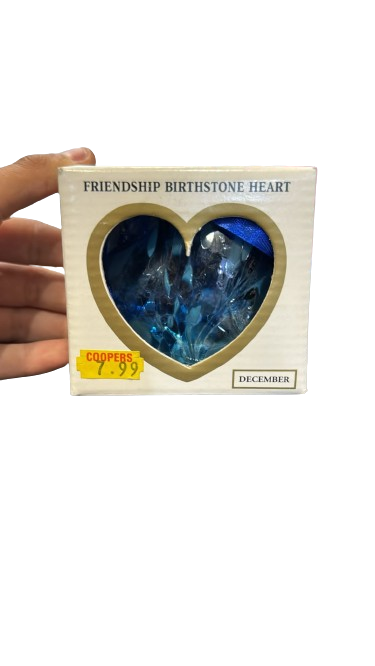 Friendship birthstone heart