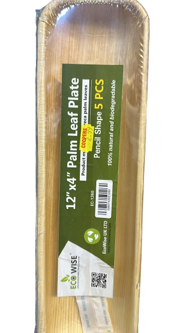 Assiette en feuille de palmier