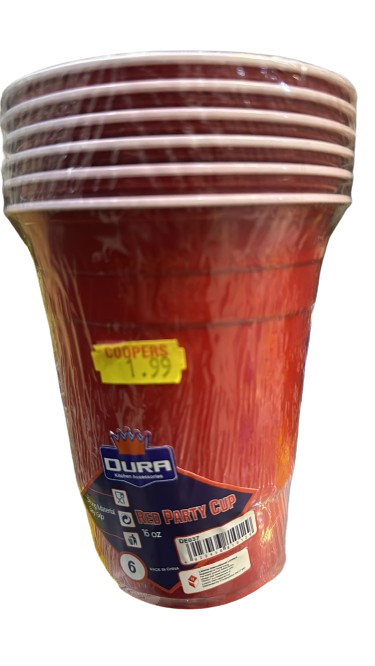 Red party cup