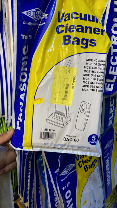 Vacuum cleaner Panasonic Bags