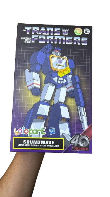 TRANSFORMERS SOUNDWAVE AMK MINI SERIES 11cm MAQUETTE À CONSTRUIRE