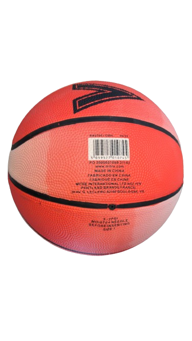BALLON DE BASKET MITRE EN NYLON BOBINÉ